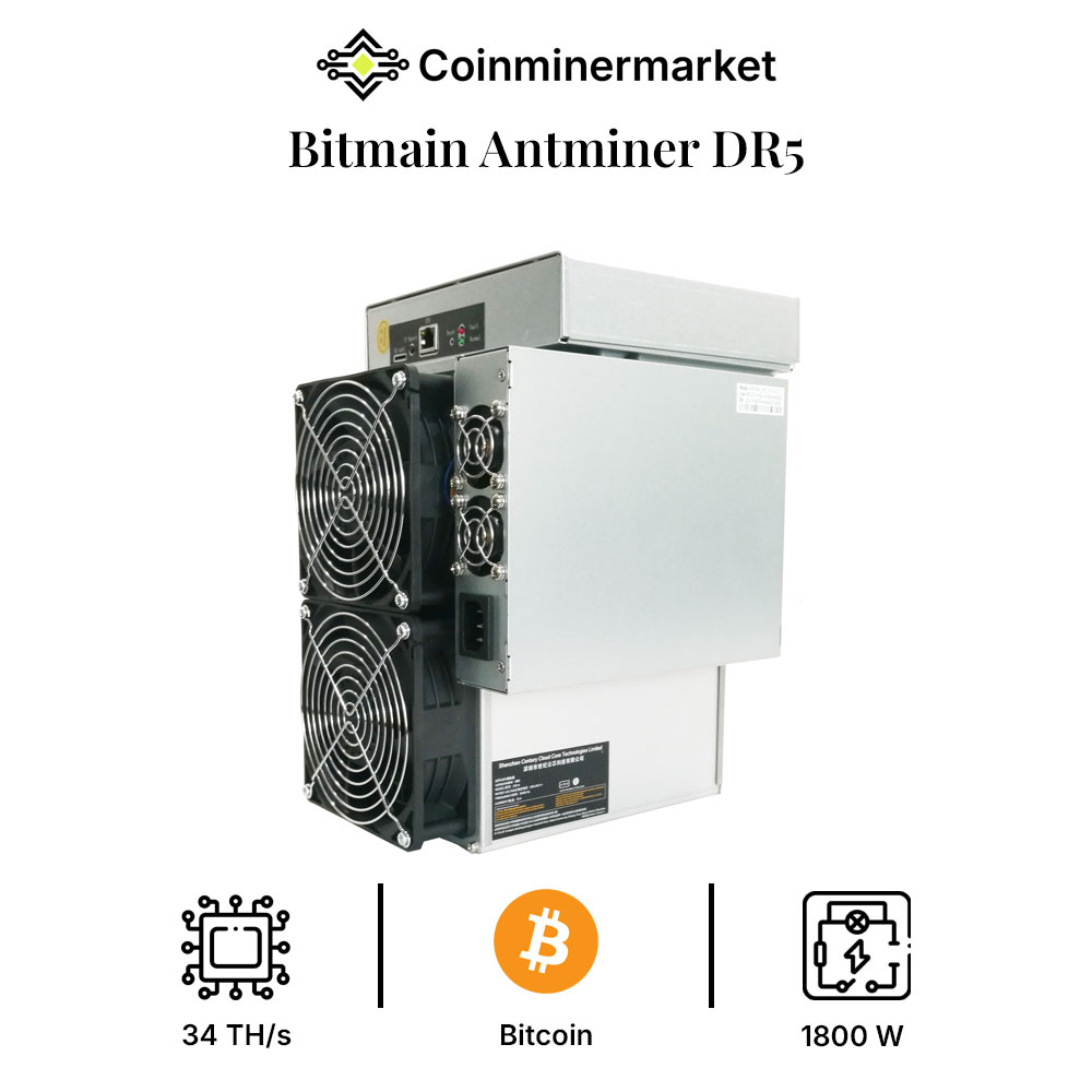 Bitmain Antminer DR5 34TH Bitmain Antminer DR5 34TH