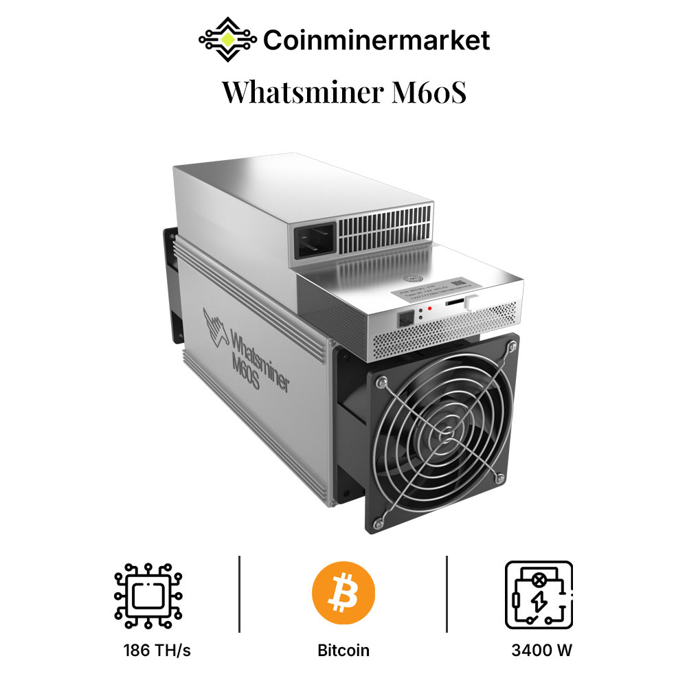 Whatsminer M60S 186 TH